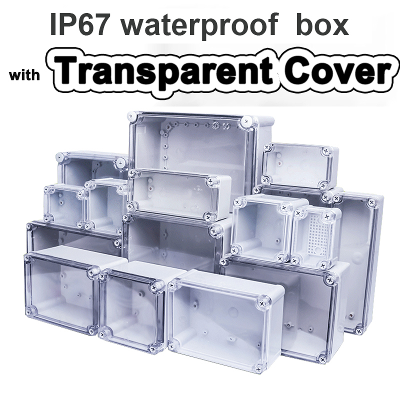 Outdoor Power Supply Box - Scatola impermeabile trasparente di tipo F