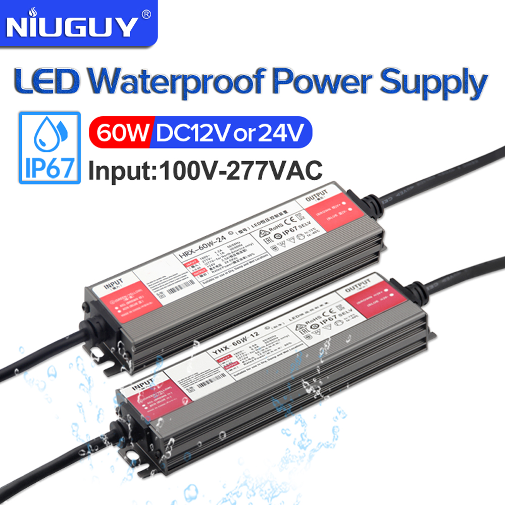 Outdoor Power Supply 12V - Alimentatore impermeabile IP67 60W DC 12V