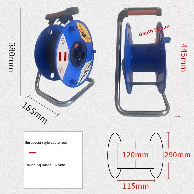 Outdoor Power Reel - Avvolgicavo da Esterno 20m 30m, Cavo