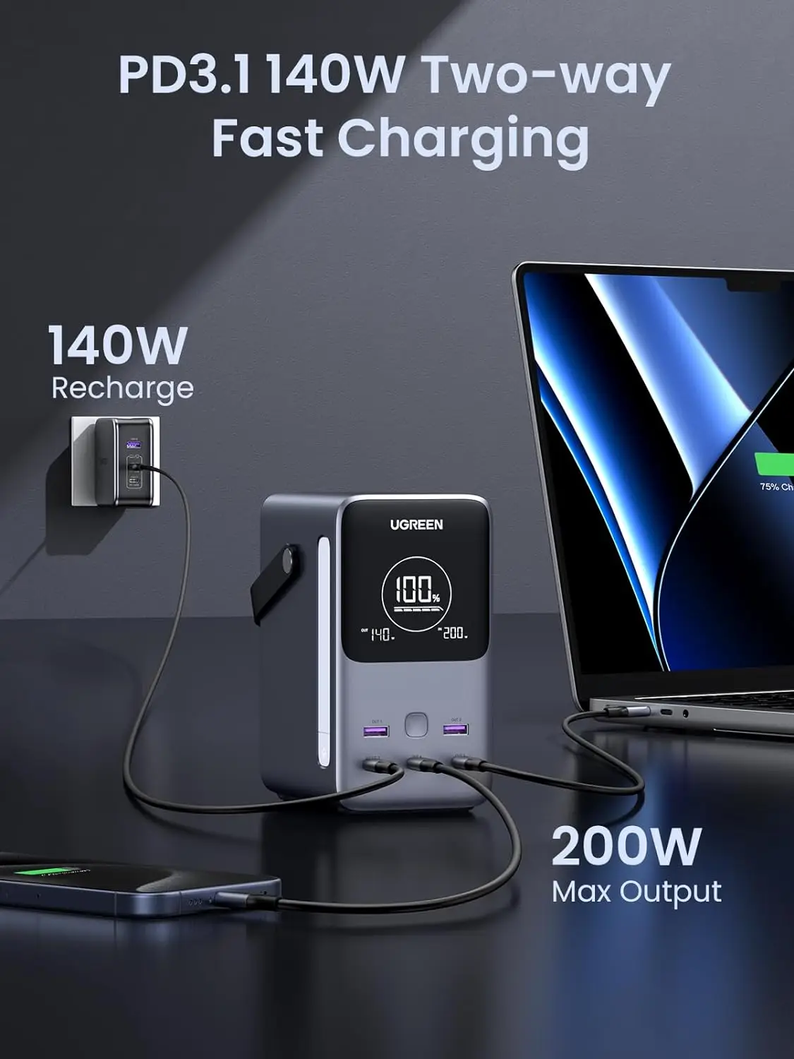 UGREEN Power Bank Portatile 30 - Ugreen Outdoor Power Bank recensione e prezzo