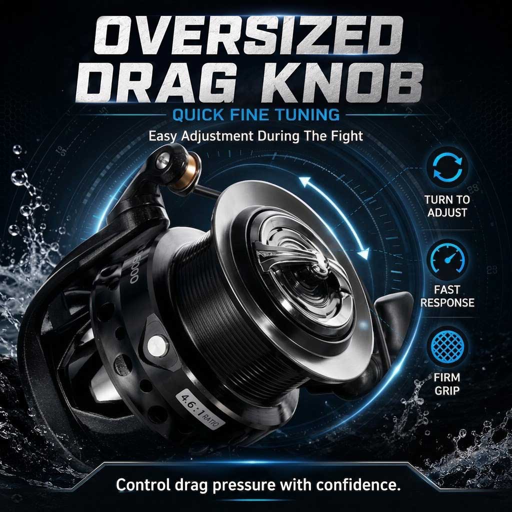 Mulinello da spinning SAMOLLA  - Outdoor Power Reel recensione e prezzo