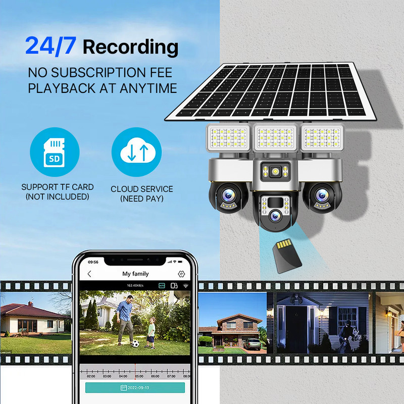 Telecamera PTZ Solare 4G WiFi  - Outdoor Power G Motion recensione e prezzo